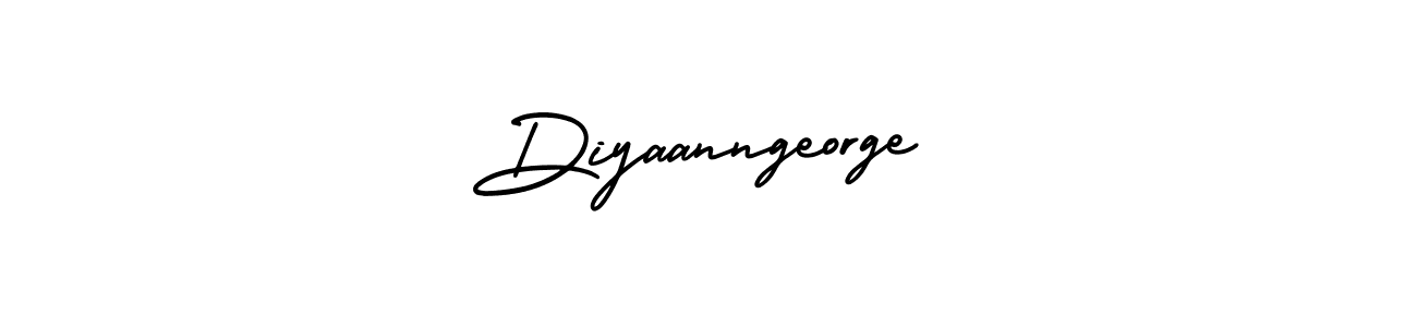 AmerikaSignatureDemo-Regular is a professional signature style that is perfect for those who want to add a touch of class to their signature. It is also a great choice for those who want to make their signature more unique. Get Diyaanngeorge name to fancy signature for free. Diyaanngeorge signature style 3 images and pictures png