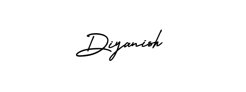 It looks lik you need a new signature style for name Diyanish. Design unique handwritten (AmerikaSignatureDemo-Regular) signature with our free signature maker in just a few clicks. Diyanish signature style 3 images and pictures png