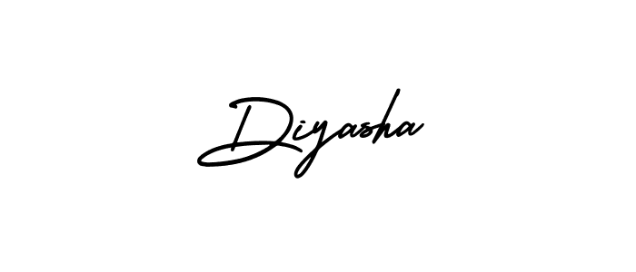 if you are searching for the best signature style for your name Diyasha. so please give up your signature search. here we have designed multiple signature styles  using AmerikaSignatureDemo-Regular. Diyasha signature style 3 images and pictures png