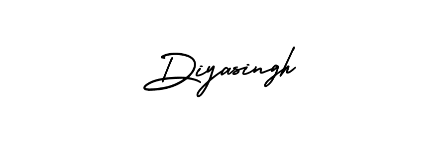 It looks lik you need a new signature style for name Diyasingh. Design unique handwritten (AmerikaSignatureDemo-Regular) signature with our free signature maker in just a few clicks. Diyasingh signature style 3 images and pictures png