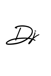 Dj stylish signature style. Best Handwritten Sign (AmerikaSignatureDemo-Regular) for my name. Handwritten Signature Collection Ideas for my name Dj. Dj signature style 3 images and pictures png