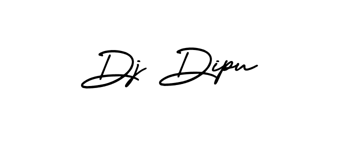 Design your own signature with our free online signature maker. With this signature software, you can create a handwritten (AmerikaSignatureDemo-Regular) signature for name Dj Dipu. Dj Dipu signature style 3 images and pictures png