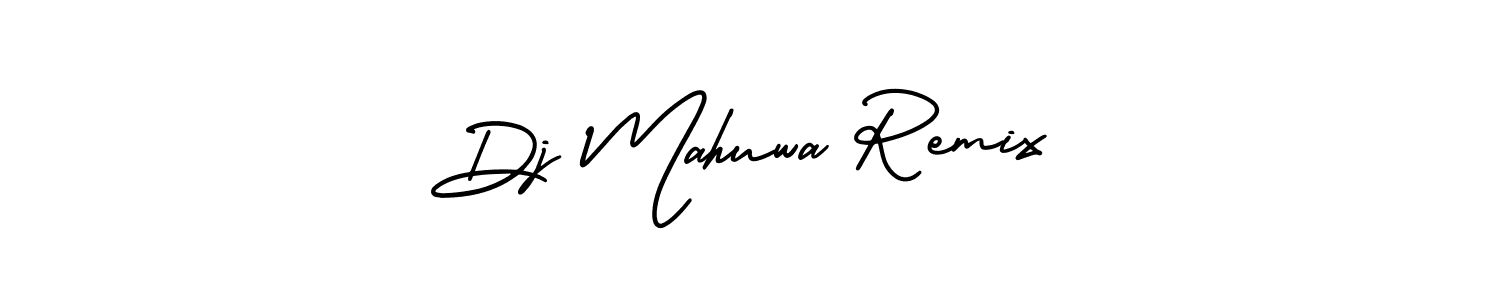 How to make Dj Mahuwa Remix name signature. Use AmerikaSignatureDemo-Regular style for creating short signs online. This is the latest handwritten sign. Dj Mahuwa Remix signature style 3 images and pictures png