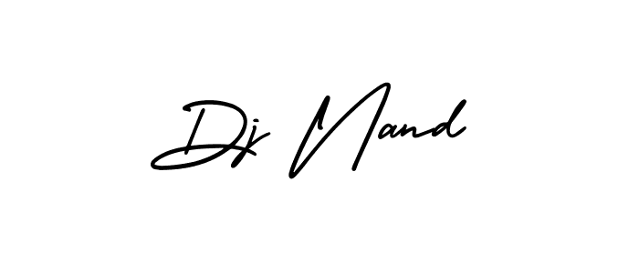 How to make Dj Nand signature? AmerikaSignatureDemo-Regular is a professional autograph style. Create handwritten signature for Dj Nand name. Dj Nand signature style 3 images and pictures png