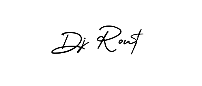 How to Draw Dj Rout signature style? AmerikaSignatureDemo-Regular is a latest design signature styles for name Dj Rout. Dj Rout signature style 3 images and pictures png
