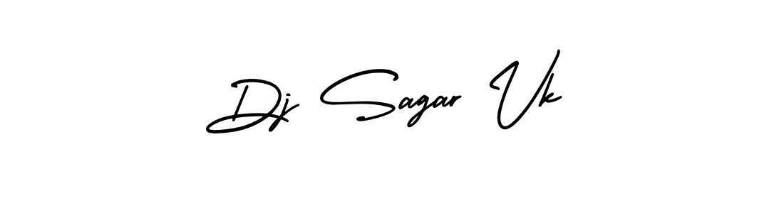 if you are searching for the best signature style for your name Dj Sagar Vk. so please give up your signature search. here we have designed multiple signature styles  using AmerikaSignatureDemo-Regular. Dj Sagar Vk signature style 3 images and pictures png