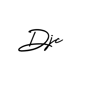 Make a beautiful signature design for name Djc. With this signature (AmerikaSignatureDemo-Regular) style, you can create a handwritten signature for free. Djc signature style 3 images and pictures png