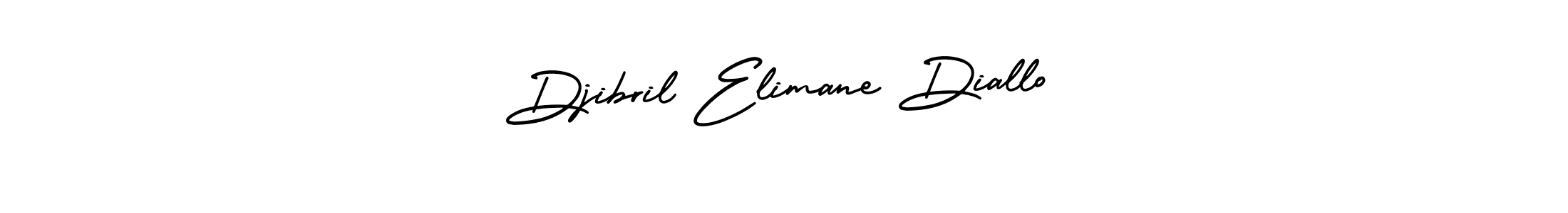 Create a beautiful signature design for name Djibril Elimane Diallo. With this signature (AmerikaSignatureDemo-Regular) fonts, you can make a handwritten signature for free. Djibril Elimane Diallo signature style 3 images and pictures png
