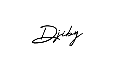 Create a beautiful signature design for name Djiby. With this signature (AmerikaSignatureDemo-Regular) fonts, you can make a handwritten signature for free. Djiby signature style 3 images and pictures png