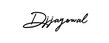 Make your name Djjayswal memorable on every contract using AmerikaSignatureDemo-Regular autograph style. Instant transparent background export available. Djjayswal signature style 3 images and pictures png