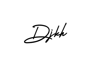 Create a beautiful signature design for name Djkh. With this signature (AmerikaSignatureDemo-Regular) fonts, you can make a handwritten signature for free. Djkh signature style 3 images and pictures png