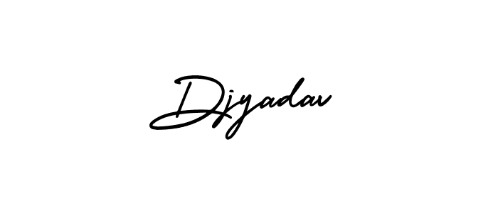 Also You can easily find your signature by using the search form. We will create Djyadav name handwritten signature images for you free of cost using AmerikaSignatureDemo-Regular sign style. Djyadav signature style 3 images and pictures png