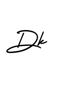 Use a signature maker to create a handwritten signature online. With this signature software, you can design (AmerikaSignatureDemo-Regular) your own signature for name Dk. Dk signature style 3 images and pictures png