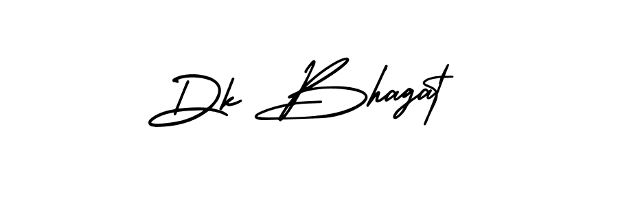 How to make Dk Bhagat signature? AmerikaSignatureDemo-Regular is a professional autograph style. Create handwritten signature for Dk Bhagat name. Dk Bhagat signature style 3 images and pictures png