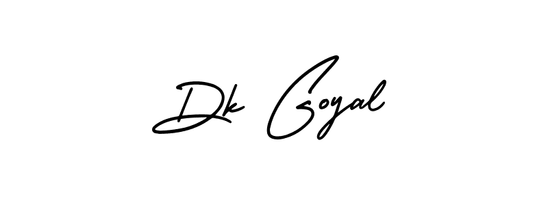 How to Draw Dk Goyal signature style? AmerikaSignatureDemo-Regular is a latest design signature styles for name Dk Goyal. Dk Goyal signature style 3 images and pictures png
