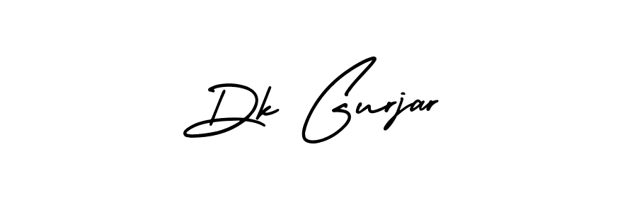Use a signature maker to create a handwritten signature online. With this signature software, you can design (AmerikaSignatureDemo-Regular) your own signature for name Dk Gurjar. Dk Gurjar signature style 3 images and pictures png