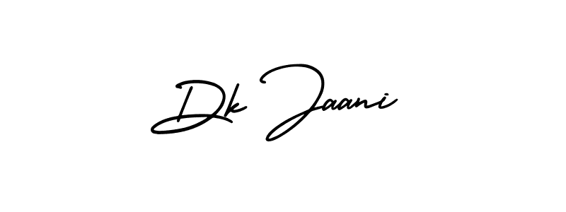 Design your own signature with our free online signature maker. With this signature software, you can create a handwritten (AmerikaSignatureDemo-Regular) signature for name Dk Jaani. Dk Jaani signature style 3 images and pictures png