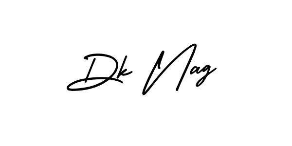 How to Draw Dk Nag signature style? AmerikaSignatureDemo-Regular is a latest design signature styles for name Dk Nag. Dk Nag signature style 3 images and pictures png
