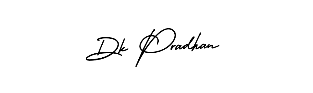 Make a beautiful signature design for name Dk Pradhan. Use this online signature maker to create a handwritten signature for free. Dk Pradhan signature style 3 images and pictures png