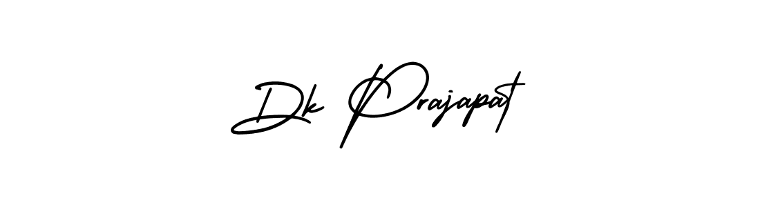 Design your own signature with our free online signature maker. With this signature software, you can create a handwritten (AmerikaSignatureDemo-Regular) signature for name Dk Prajapat. Dk Prajapat signature style 3 images and pictures png