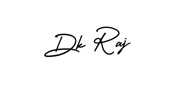 Also You can easily find your signature by using the search form. We will create Dk Raj name handwritten signature images for you free of cost using AmerikaSignatureDemo-Regular sign style. Dk Raj signature style 3 images and pictures png