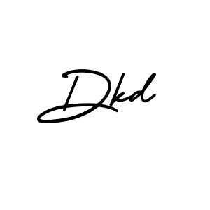 Dkd stylish signature style. Best Handwritten Sign (AmerikaSignatureDemo-Regular) for my name. Handwritten Signature Collection Ideas for my name Dkd. Dkd signature style 3 images and pictures png