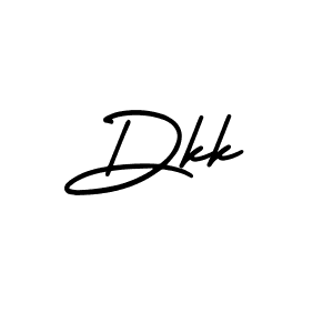 You should practise on your own different ways (AmerikaSignatureDemo-Regular) to write your name (Dkk) in signature. don't let someone else do it for you. Dkk signature style 3 images and pictures png