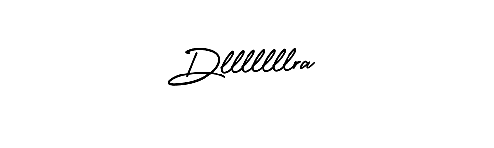 Design your own signature with our free online signature maker. With this signature software, you can create a handwritten (AmerikaSignatureDemo-Regular) signature for name Dlllllllra. Dlllllllra signature style 3 images and pictures png