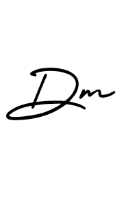 How to make Dm signature? AmerikaSignatureDemo-Regular is a professional autograph style. Create handwritten signature for Dm name. Dm signature style 3 images and pictures png