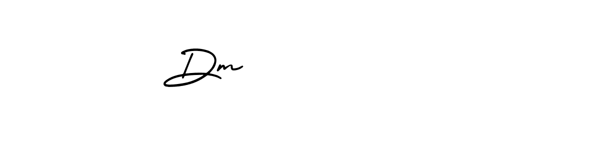 How to make Dm           name signature. Use AmerikaSignatureDemo-Regular style for creating short signs online. This is the latest handwritten sign. Dm           signature style 3 images and pictures png