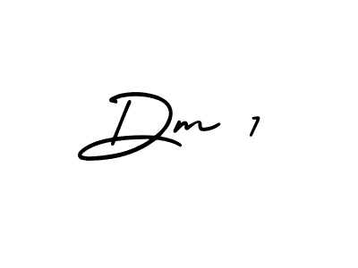 Dm 7 stylish signature style. Best Handwritten Sign (AmerikaSignatureDemo-Regular) for my name. Handwritten Signature Collection Ideas for my name Dm 7. Dm 7 signature style 3 images and pictures png