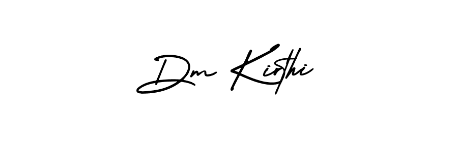 This is the best signature style for the Dm Kirthi name. Also you like these signature font (AmerikaSignatureDemo-Regular). Mix name signature. Dm Kirthi signature style 3 images and pictures png