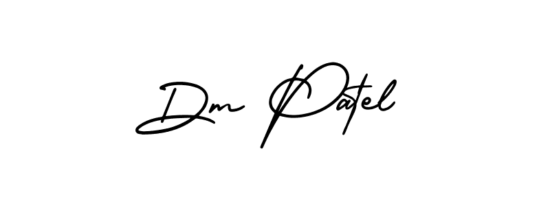 It looks lik you need a new signature style for name Dm Patel. Design unique handwritten (AmerikaSignatureDemo-Regular) signature with our free signature maker in just a few clicks. Dm Patel signature style 3 images and pictures png