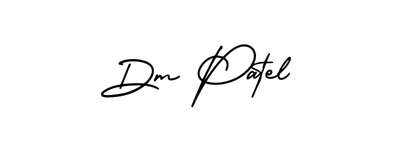 Design your own signature with our free online signature maker. With this signature software, you can create a handwritten (AmerikaSignatureDemo-Regular) signature for name Dm Patel. Dm Patel signature style 3 images and pictures png