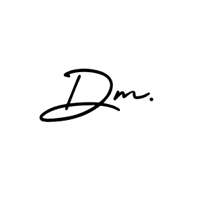 How to make Dm. signature? AmerikaSignatureDemo-Regular is a professional autograph style. Create handwritten signature for Dm. name. Dm. signature style 3 images and pictures png