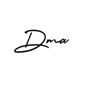 Design your own signature with our free online signature maker. With this signature software, you can create a handwritten (AmerikaSignatureDemo-Regular) signature for name Dma. Dma signature style 3 images and pictures png