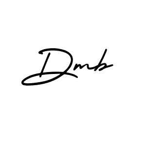 The best way (AmerikaSignatureDemo-Regular) to make a short signature is to pick only two or three words in your name. The name Dmb include a total of six letters. For converting this name. Dmb signature style 3 images and pictures png