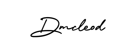 Design your own signature with our free online signature maker. With this signature software, you can create a handwritten (AmerikaSignatureDemo-Regular) signature for name Dmcleod. Dmcleod signature style 3 images and pictures png