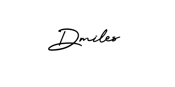 Dmiles stylish signature style. Best Handwritten Sign (AmerikaSignatureDemo-Regular) for my name. Handwritten Signature Collection Ideas for my name Dmiles. Dmiles signature style 3 images and pictures png