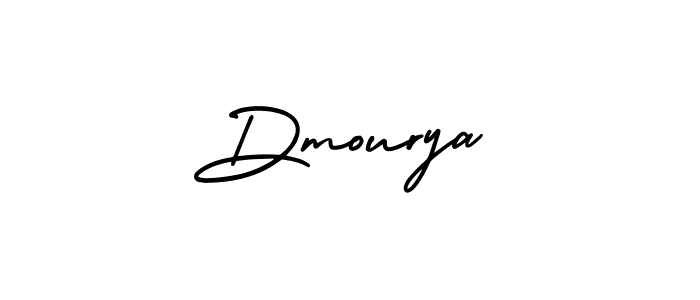You should practise on your own different ways (AmerikaSignatureDemo-Regular) to write your name (Dmourya) in signature. don't let someone else do it for you. Dmourya signature style 3 images and pictures png