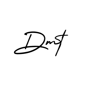 How to make Dmt name signature. Use AmerikaSignatureDemo-Regular style for creating short signs online. This is the latest handwritten sign. Dmt signature style 3 images and pictures png