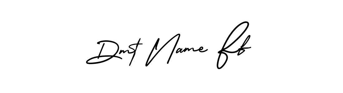 Use a signature maker to create a handwritten signature online. With this signature software, you can design (AmerikaSignatureDemo-Regular) your own signature for name Dmt Name Ff. Dmt Name Ff signature style 3 images and pictures png