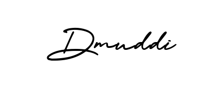 The AmerikaSignatureDemo-Regular signature style provides a bold statement for name Dmuddi. Designed for business owners, executives, and leaders. Dmuddi signature style 3 images and pictures png