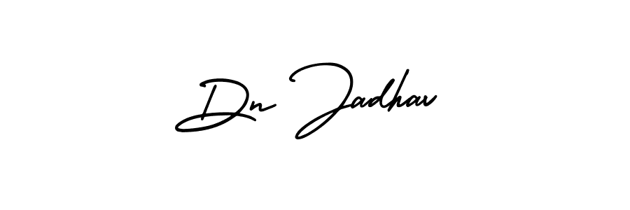 Use a signature maker to create a handwritten signature online. With this signature software, you can design (AmerikaSignatureDemo-Regular) your own signature for name Dn Jadhav. Dn Jadhav signature style 3 images and pictures png