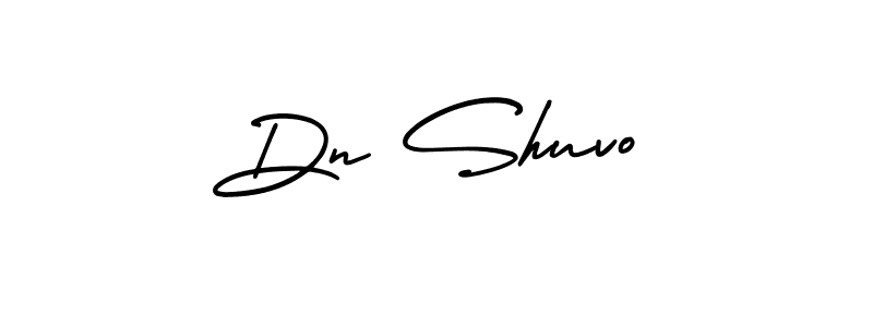 Use a signature maker to create a handwritten signature online. With this signature software, you can design (AmerikaSignatureDemo-Regular) your own signature for name Dn Shuvo. Dn Shuvo signature style 3 images and pictures png