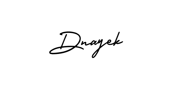 The best way (AmerikaSignatureDemo-Regular) to make a short signature is to pick only two or three words in your name. The name Dnayek include a total of six letters. For converting this name. Dnayek signature style 3 images and pictures png