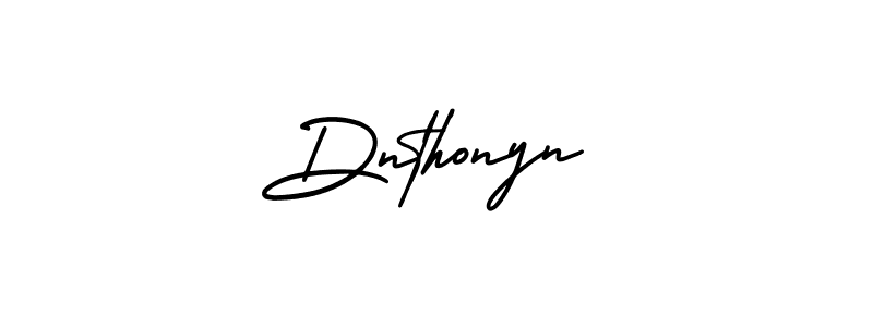 How to Draw Dnthonyn signature style? AmerikaSignatureDemo-Regular is a latest design signature styles for name Dnthonyn. Dnthonyn signature style 3 images and pictures png