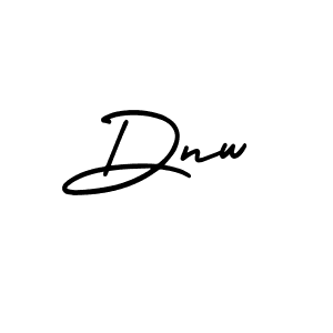 Create a beautiful signature design for name Dnw. With this signature (AmerikaSignatureDemo-Regular) fonts, you can make a handwritten signature for free. Dnw signature style 3 images and pictures png
