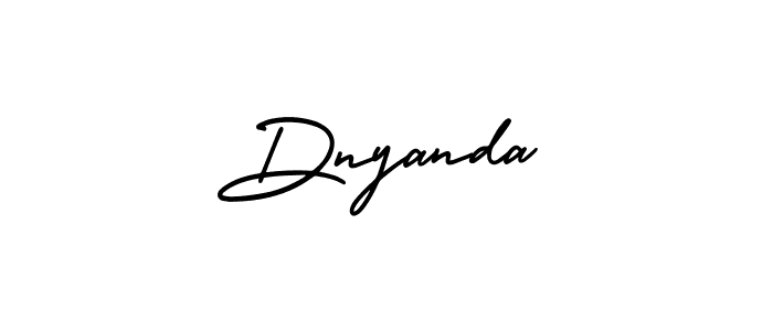 How to make Dnyanda signature? AmerikaSignatureDemo-Regular is a professional autograph style. Create handwritten signature for Dnyanda name. Dnyanda signature style 3 images and pictures png