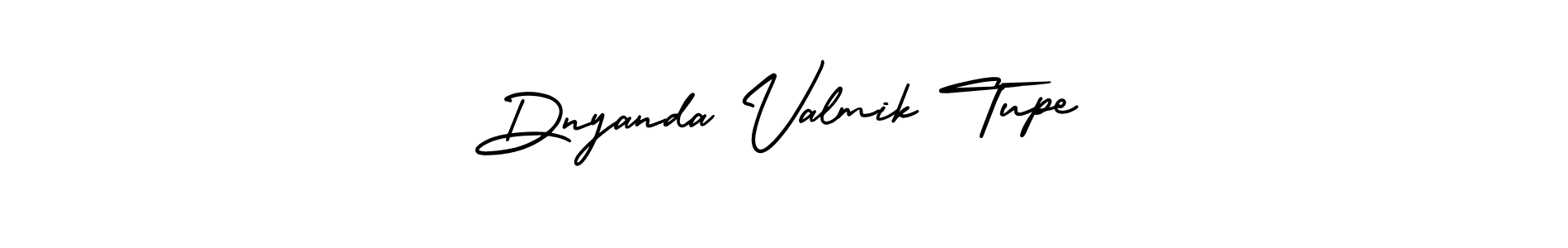 How to make Dnyanda Valmik Tupe name signature. Use AmerikaSignatureDemo-Regular style for creating short signs online. This is the latest handwritten sign. Dnyanda Valmik Tupe signature style 3 images and pictures png